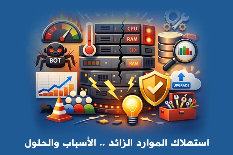 استهلاك الموارد الزائد في الاستضافة وكيفية تحسين أداء موقعك