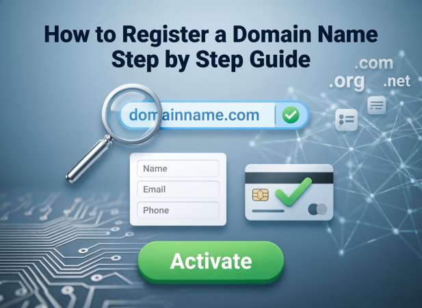 Domainregistrierung einfach erklärt - So registrieren Sie Ihren Domain Name in 5 Schritten bei Madar Host