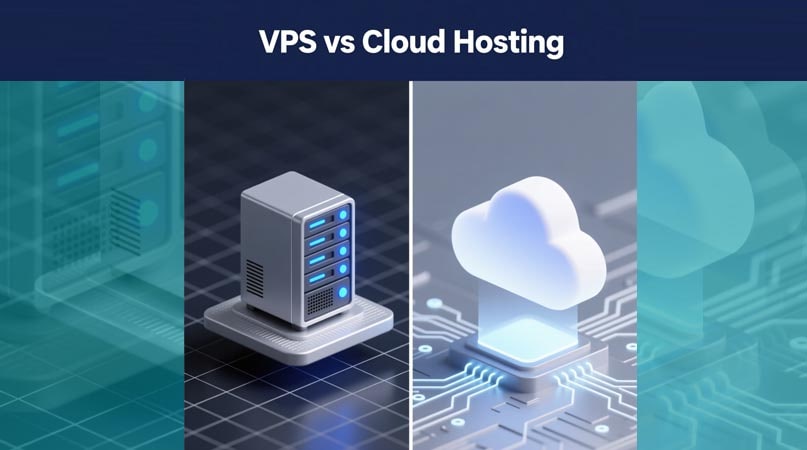 VPS مقابل Cloud Hosting: أيهما الأنسب لموقعك