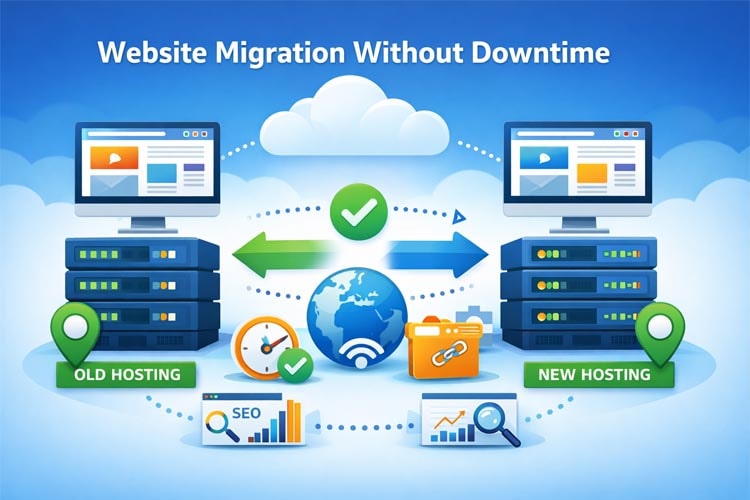 نقل الموقع من استضافة إلى أخرى بدون توقف