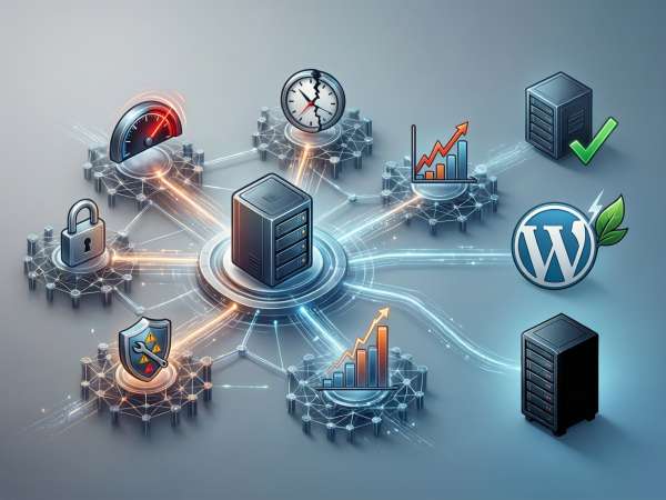 Website owner checking slow loading speed on shared hosting dashboard, considering upgrade to VPS or managed hosting